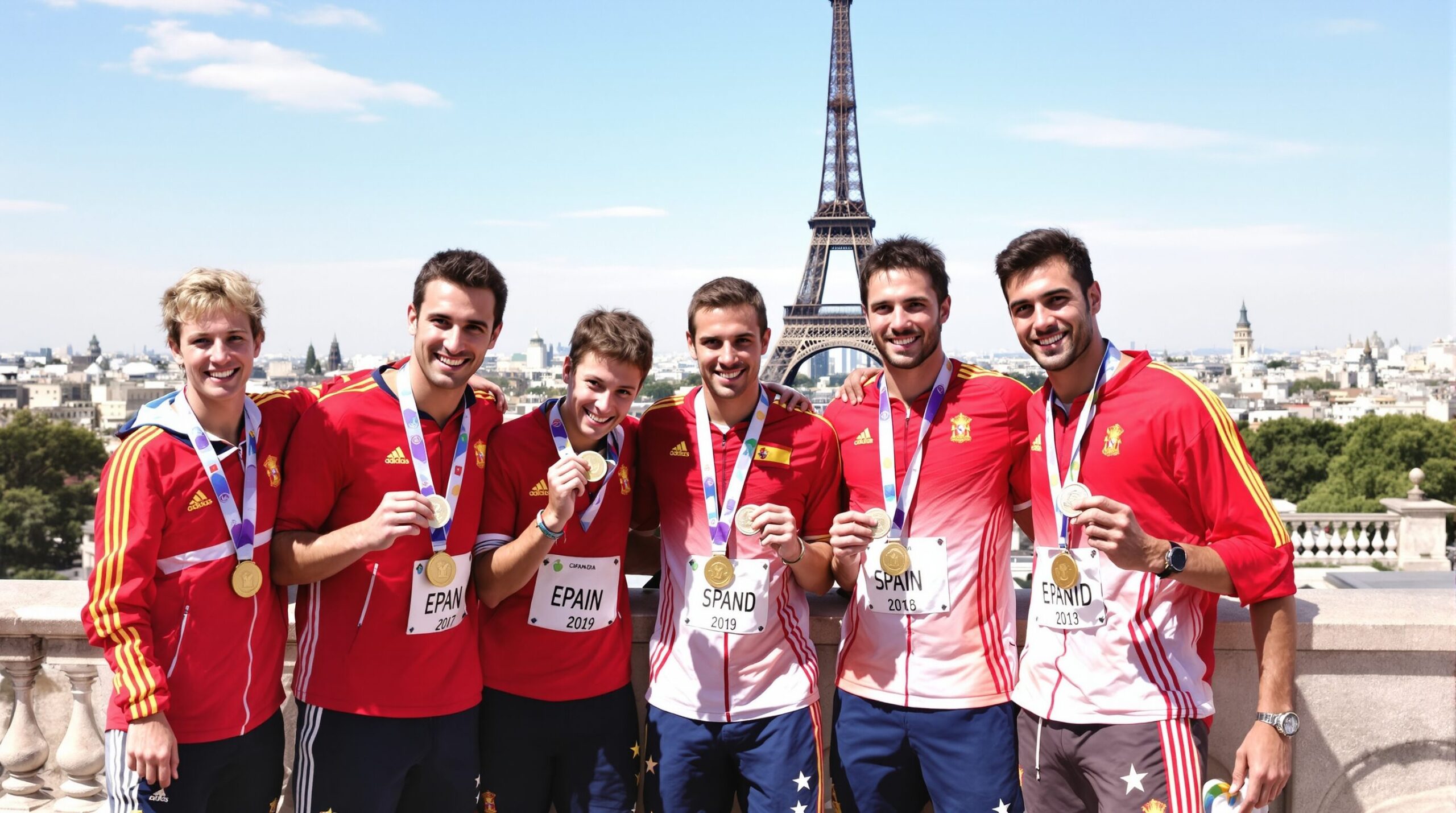 España en París 202el número actual y tipo de medallas logradas