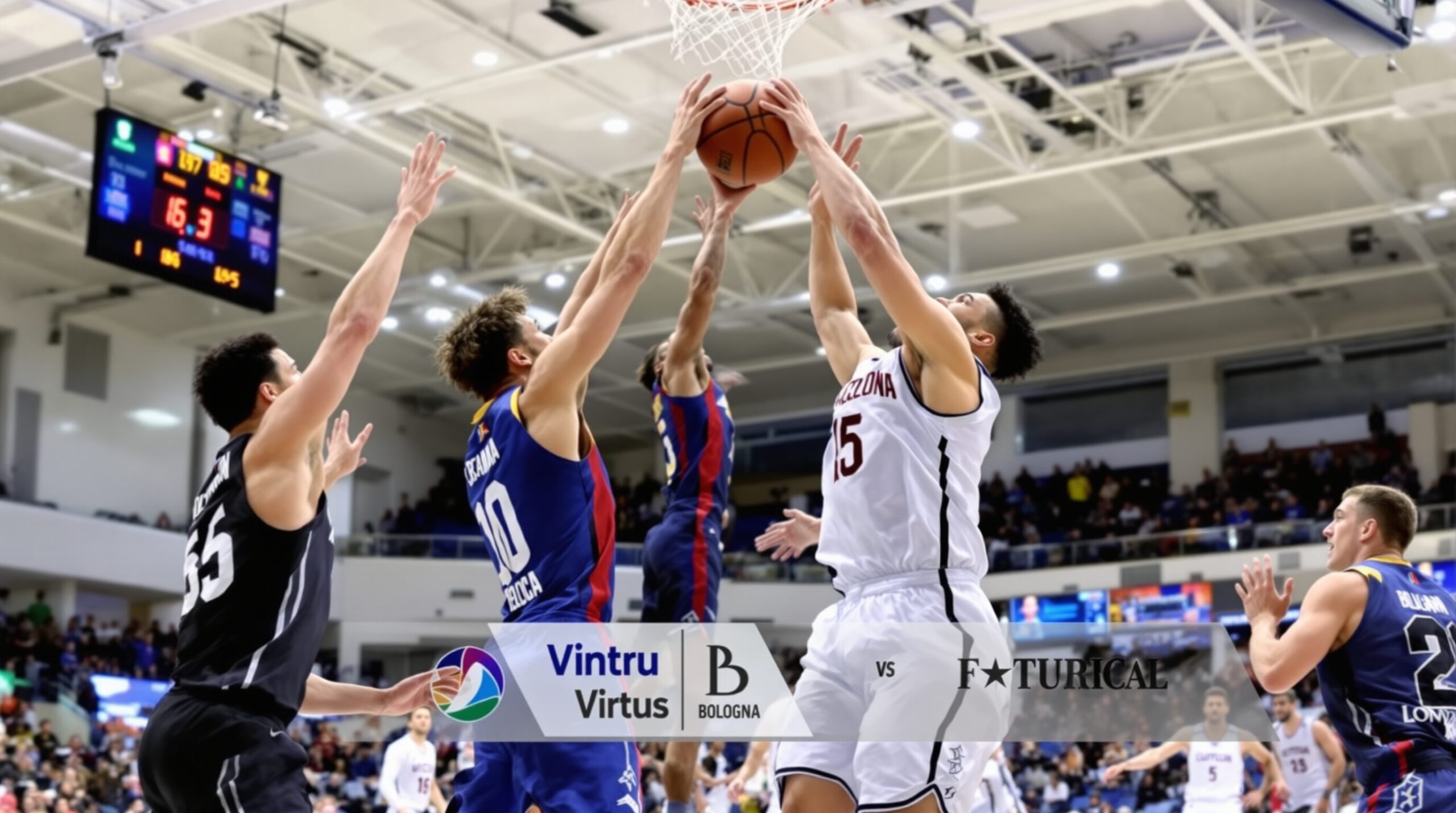 fc barcelona baloncesto contra virtus bolonia